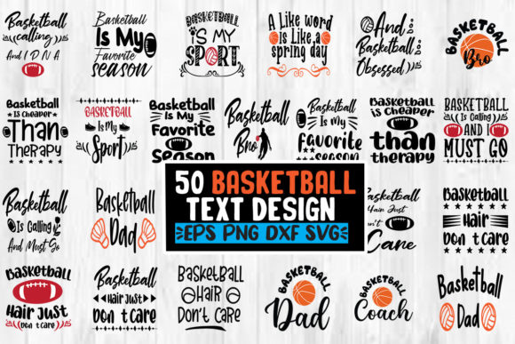 50 Basketball SVG Designs for Crafts and Graphics