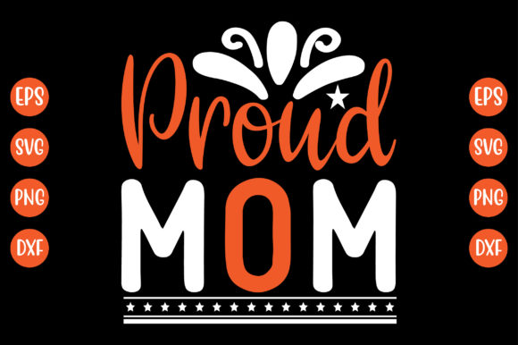Proud Mom Baseball Graphics for Crafts & Branding