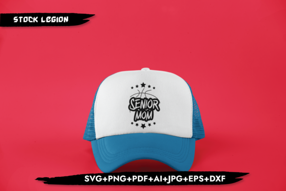 Senior Mom Basketball Stars: Graphics for Crafts