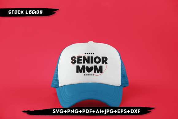 Senior Mom Heart: Graphics for Crafts