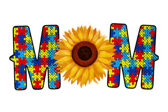 Sunflower Mom Graphics for Crafts & Branding