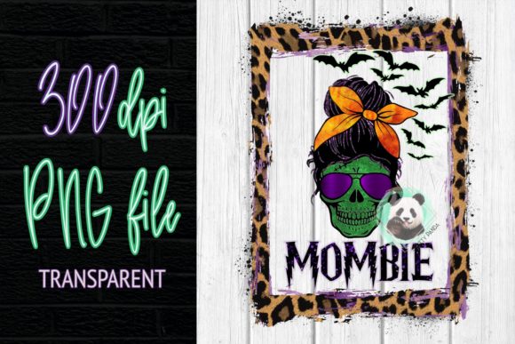 Zombie Mom Halloween Graphics for Crafts & Branding